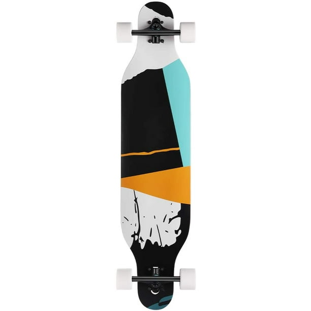 Free-Style and Downhill Carving Junli 41 Inch Freeride Skateboard Longboard Complete Skateboard Cruiser for Cruising